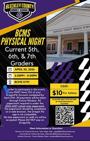 BCMS Physicals